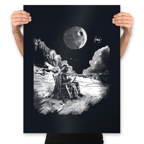 A Summer on the Dark Side - Prints Posters RIPT Apparel 18x24 / Black