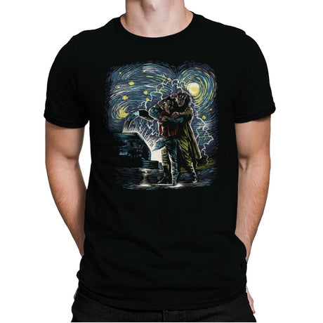 Back to the Starry - Mens Premium T-Shirts RIPT Apparel Small / Black