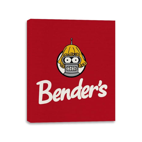 Bender's - Canvas Wraps Canvas Wraps RIPT Apparel 11x14 / Red