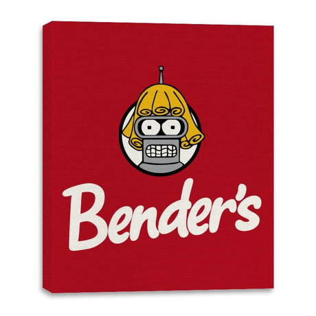 Bender's - Canvas Wraps Canvas Wraps RIPT Apparel 16x20 / Red