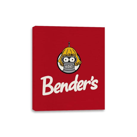 Bender's - Canvas Wraps Canvas Wraps RIPT Apparel 8x10 / Red
