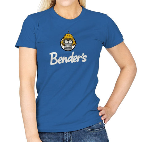 Bender's - Womens T-Shirts RIPT Apparel Small / Royal
