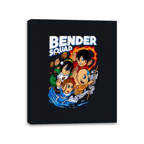 Bender Squad - Canvas Wraps Canvas Wraps RIPT Apparel 11x14 / Black