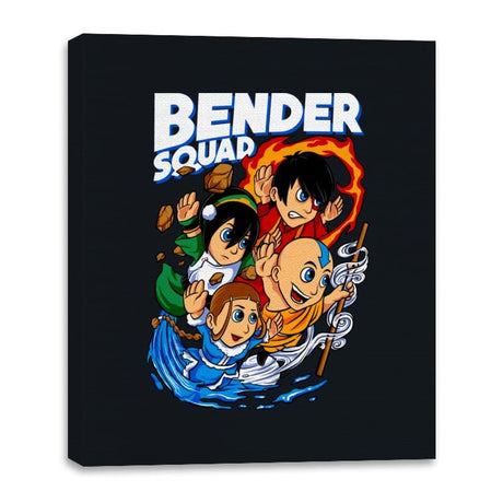 Bender Squad - Canvas Wraps Canvas Wraps RIPT Apparel 16x20 / Black