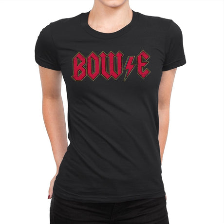 Bow E! - Womens Premium T-Shirts RIPT Apparel Small / Black