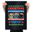 Christmas Squad - Prints Posters RIPT Apparel 18x24 / Black
