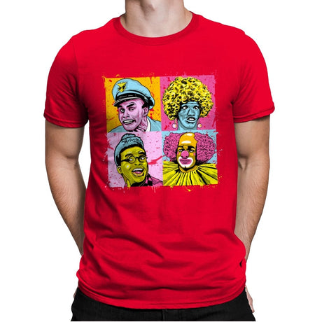 Colorful Characters - Best Seller - Mens Premium T-Shirts RIPT Apparel Small / Red