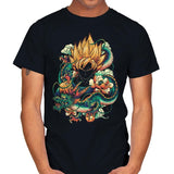 Colorful Dragon - Best Seller - Mens T-Shirts RIPT Apparel Small / Black