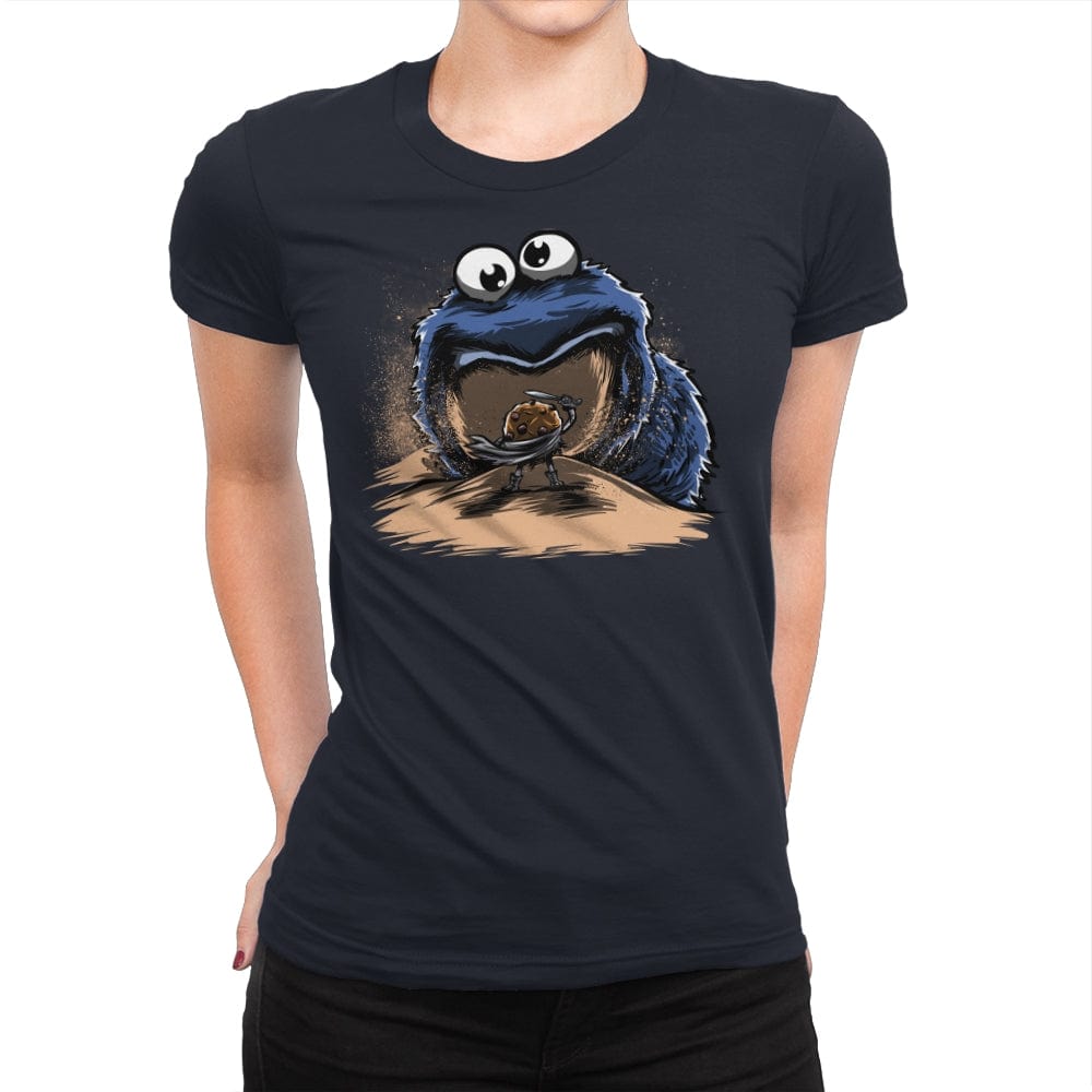 Cookieworm - Womens Premium T-Shirts RIPT Apparel Small / Midnight Navy