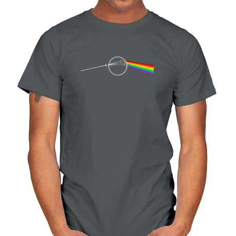 Dark Side of... That's NO MOON! Exclusive - Mens T-Shirts RIPT Apparel Small / Charcoal