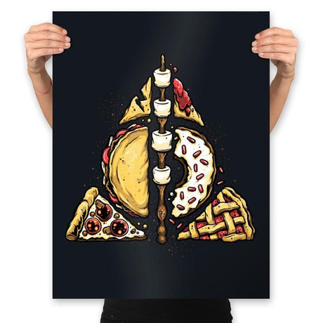 Deathly Mallows - Prints Posters RIPT Apparel 18x24 / Black