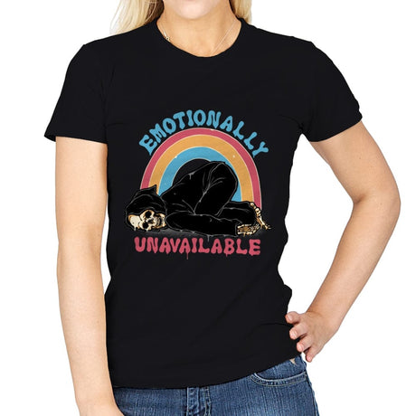 Emotionally Unavailable - Womens T-Shirts RIPT Apparel Small / Black