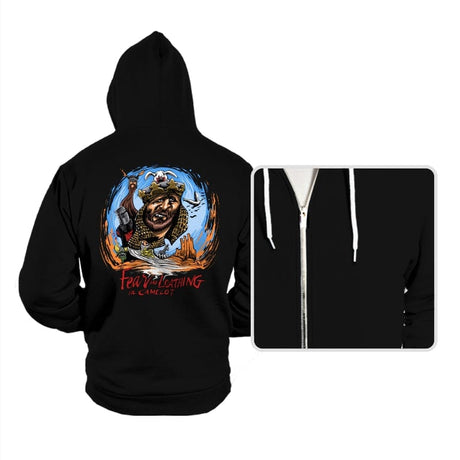 Fear and Loathing in Camelot - Hoodies Hoodies RIPT Apparel Small / Black