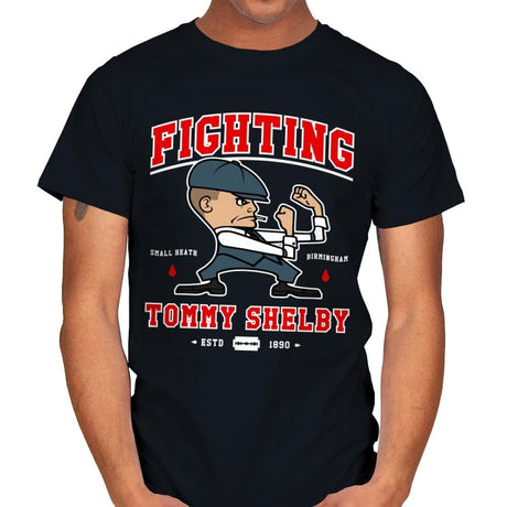 Fighting Shelby - Mens T-Shirts RIPT Apparel Small / Black