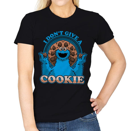 Give a Cookie - Womens T-Shirts RIPT Apparel Small / Black