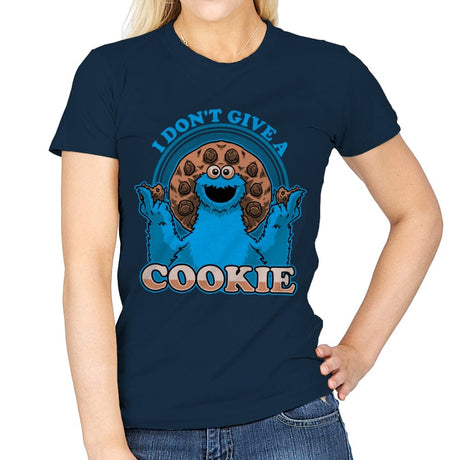 Give a Cookie - Womens T-Shirts RIPT Apparel Small / Navy