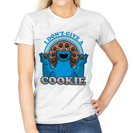 Give a Cookie - Womens T-Shirts RIPT Apparel Small / White