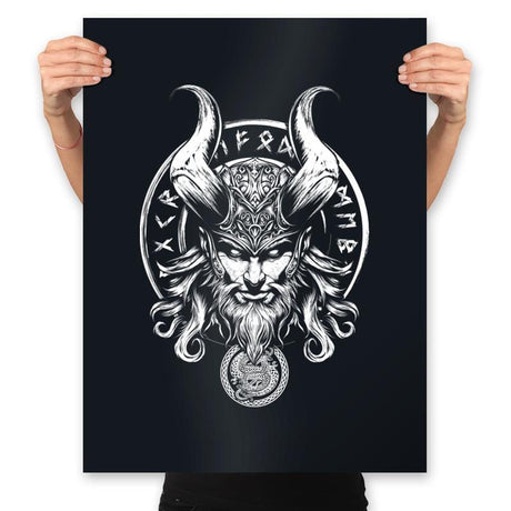 God of Mischief and Trickery - Prints Posters RIPT Apparel 18x24 / Black