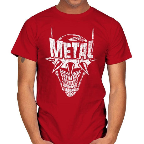 Heavy Metal Laughing-Bat - Anytime - Mens T-Shirts RIPT Apparel Small / Red