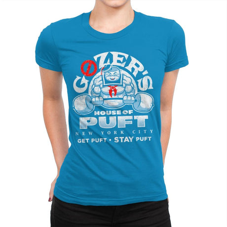 House of Puft - Best Seller - Womens Premium T-Shirts RIPT Apparel Small / Turquoise