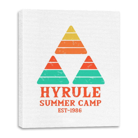 Hyrule Summer Camp - Canvas Wraps Canvas Wraps RIPT Apparel 16x20 / White