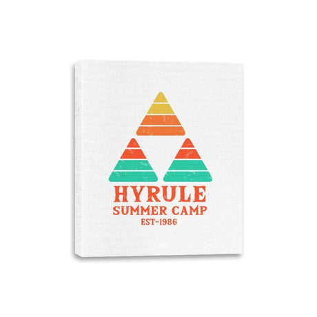 Hyrule Summer Camp - Canvas Wraps Canvas Wraps RIPT Apparel 8x10 / White