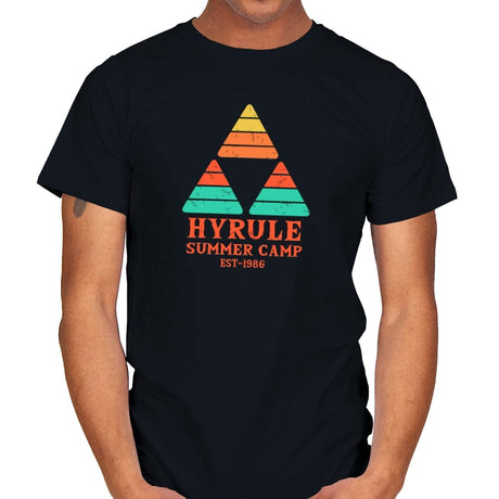 Hyrule Summer Camp - Mens T-Shirts RIPT Apparel Small / Black