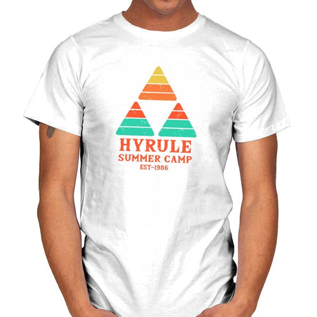 Hyrule Summer Camp - Mens T-Shirts RIPT Apparel Small / White