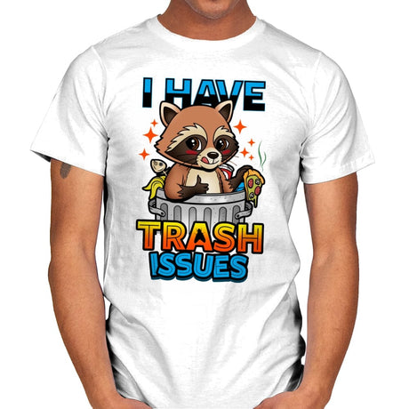 I Have Trash Issues - Mens T-Shirts RIPT Apparel Small / White