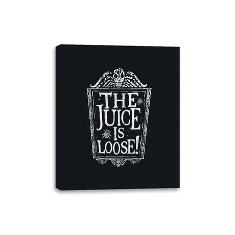 Juice is Loose - Canvas Wraps Canvas Wraps RIPT Apparel 8x10 / Black