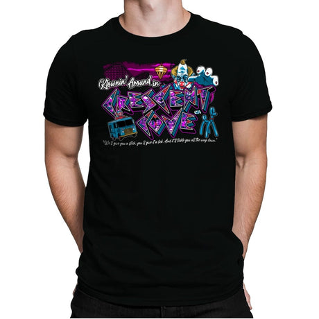 Klownin' in Crescent Cove - Mens Premium T-Shirts RIPT Apparel Small / Black