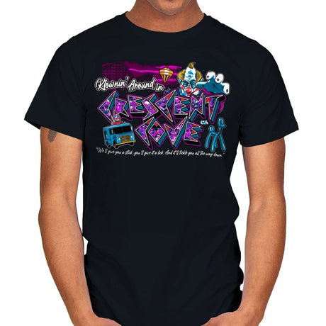 Klownin' in Crescent Cove - Mens T-Shirts RIPT Apparel Small / Black