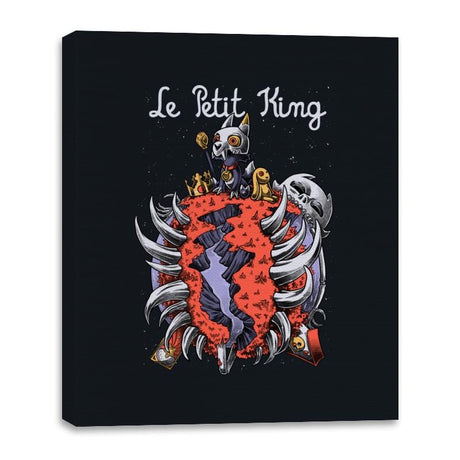 Le Petit Owl King - Canvas Wraps Canvas Wraps RIPT Apparel 16x20 / Black