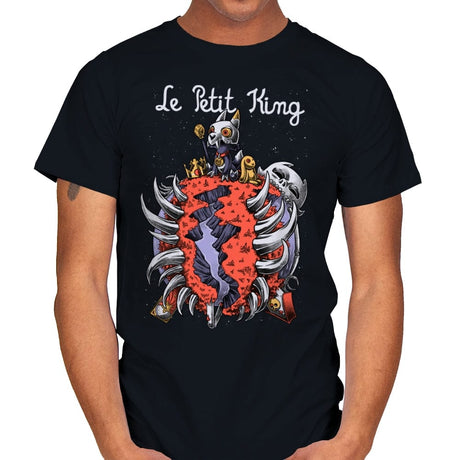Le Petit Owl King - Mens T-Shirts RIPT Apparel Small / Black