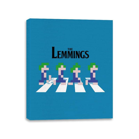 Lemmings Road - Canvas Wraps Canvas Wraps RIPT Apparel 11x14 / Sapphire