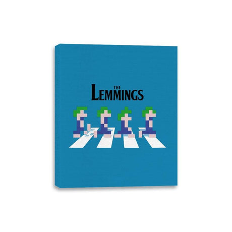 Lemmings Road - Canvas Wraps Canvas Wraps RIPT Apparel 8x10 / Sapphire