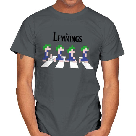 Lemmings Road - Mens T-Shirts RIPT Apparel Small / Charcoal