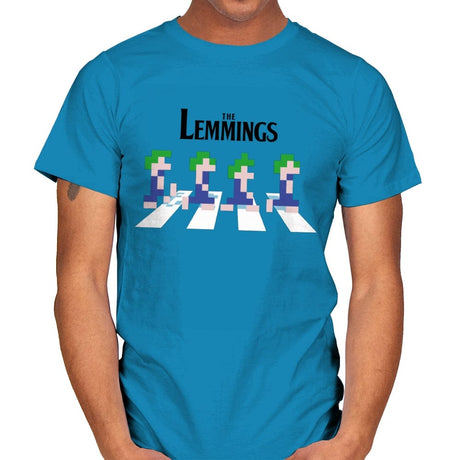 Lemmings Road - Mens T-Shirts RIPT Apparel Small / Sapphire