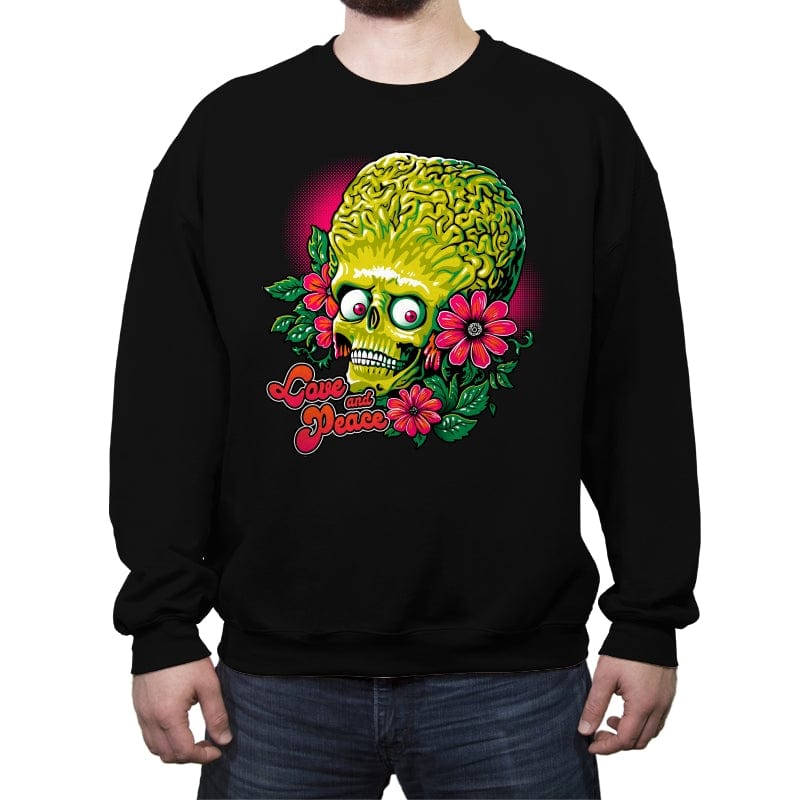Love and Peace - Crew Neck Sweatshirt