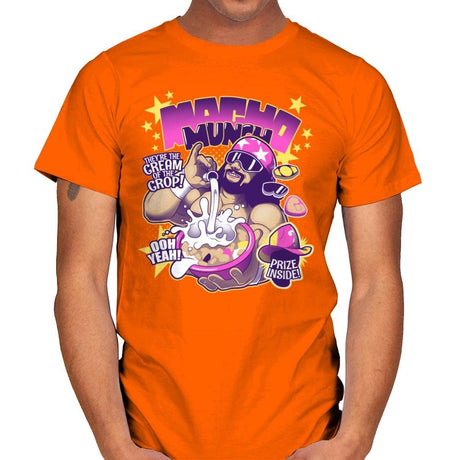 Macho Munch - Best Seller - Mens T-Shirts RIPT Apparel Small / Orange