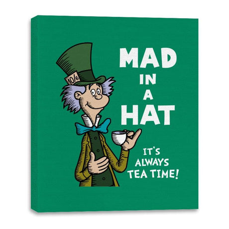 Mad in a Hat! - Canvas Wraps Canvas Wraps RIPT Apparel 16x20 / Kelly