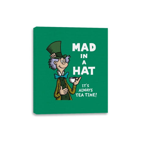 Mad in a Hat! - Canvas Wraps Canvas Wraps RIPT Apparel 8x10 / Kelly