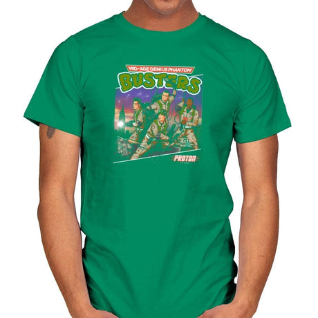 Mid-aged Genius Phantom Busters Exclusive - Mens T-Shirts RIPT Apparel Small / Kelly Green