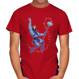 Moving The Skeleton - Mens T-Shirts RIPT Apparel Small / Red