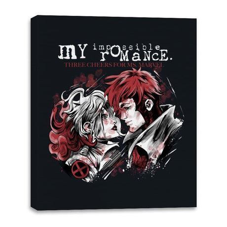 My Impossible Romance Remix - Canvas Wraps Canvas Wraps RIPT Apparel 16x20 / Black