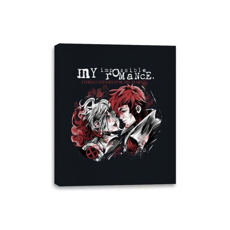 My Impossible Romance Remix - Canvas Wraps Canvas Wraps RIPT Apparel 8x10 / Black