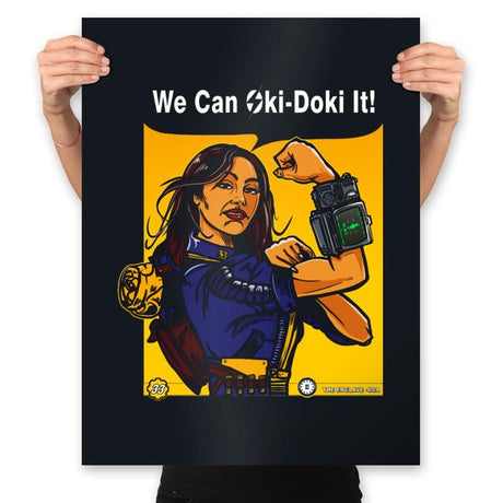 Oki-Doki It! - Prints Posters RIPT Apparel 18x24 / Black