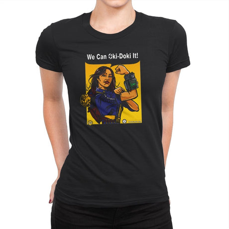 Oki-Doki It! - Womens Premium T-Shirts RIPT Apparel Small / Black