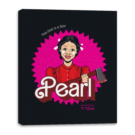 Pearl - Canvas Wraps Canvas Wraps RIPT Apparel 16x20 / Black