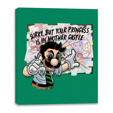 Pepe Luigi - Canvas Wraps Canvas Wraps RIPT Apparel 16x20 / Kelly